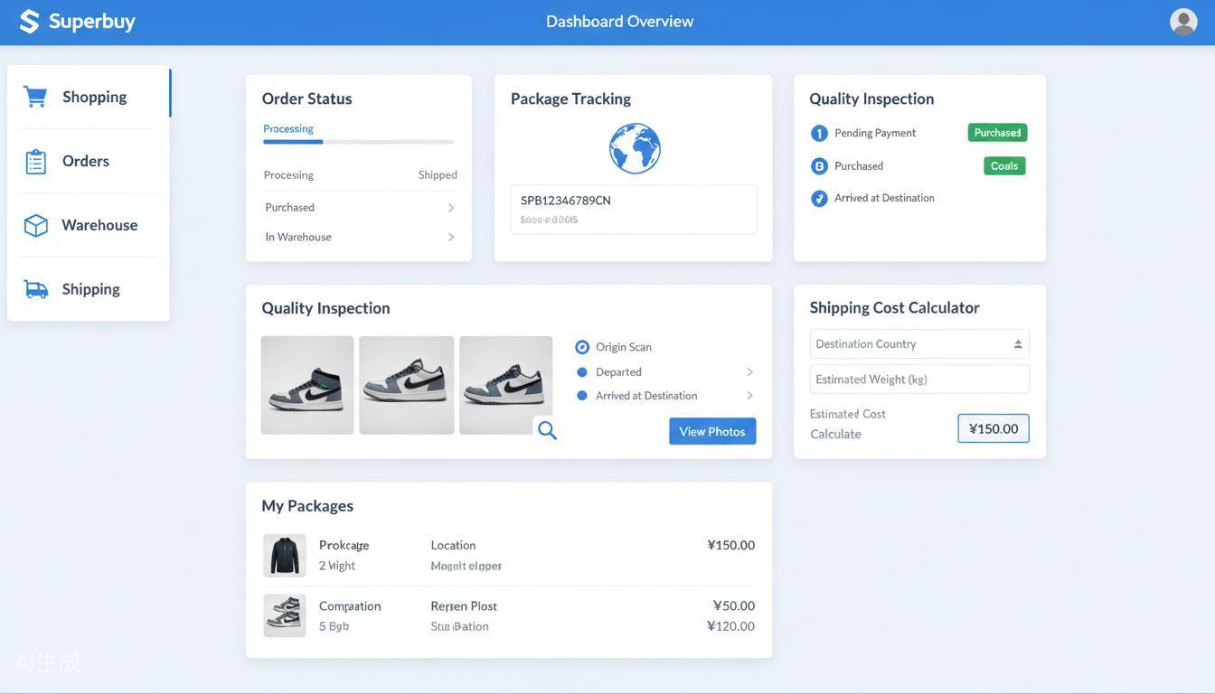 Superbuy website homepage screenshot